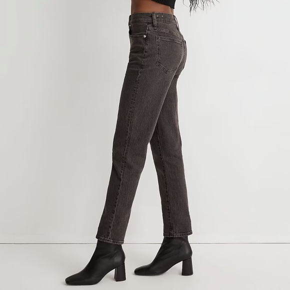 MADEWELL Perfect Vintage Jeans in Lunar Wash Washed Black - Picture 2 of 14